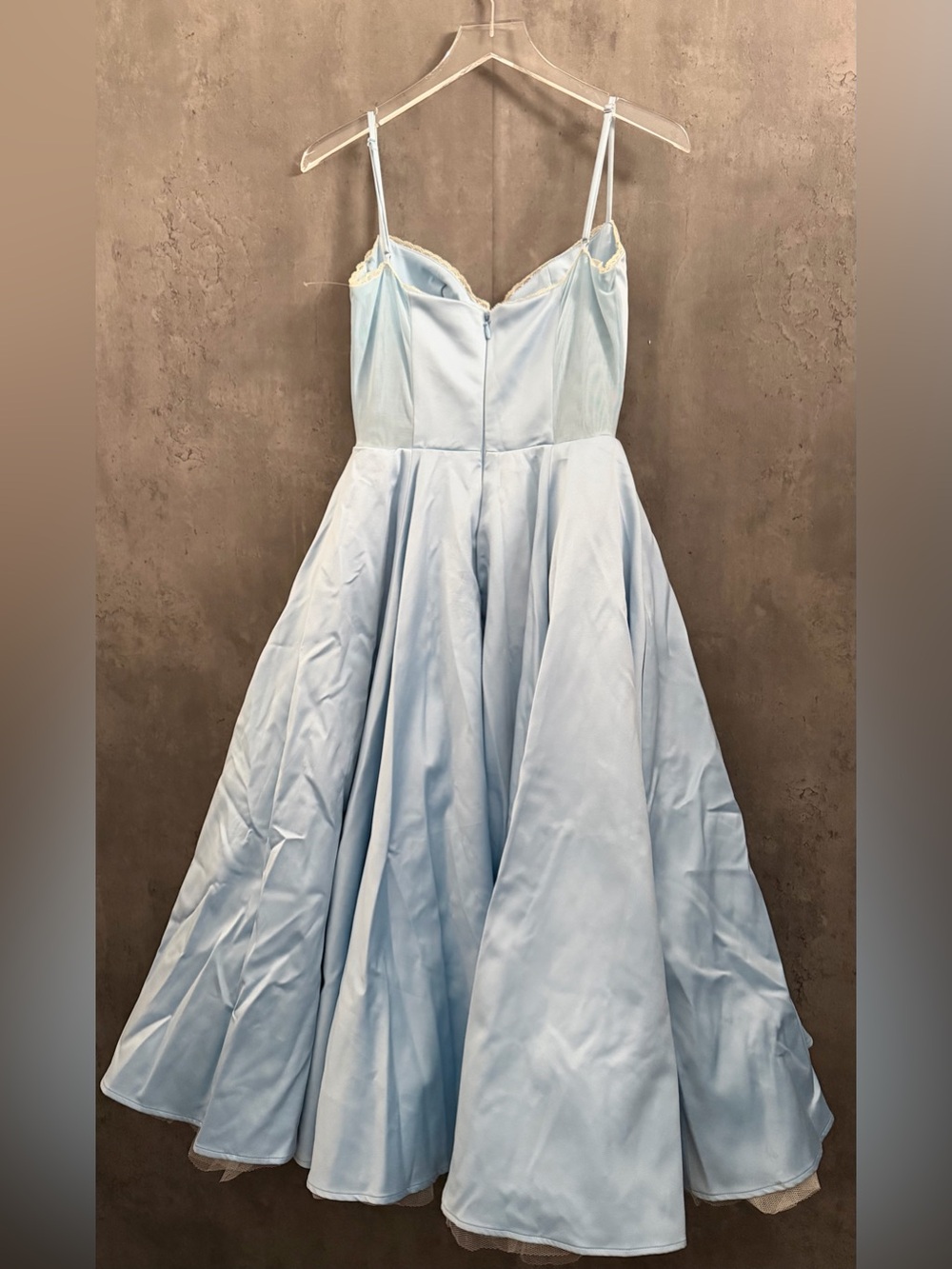 House of CB Mademoiselle Cinderella Blue Tulle Midi Dress Medium - Picture 3 of 4
